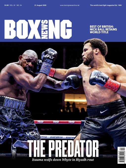 Title details for Boxing News by ID Sports Media Limited - Available